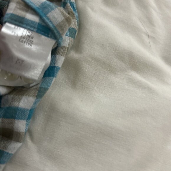 Khakis of Carmel Mens Size 16.5/42 Checkered Long Sleeves Button Up Shirt - Picture 7 of 11